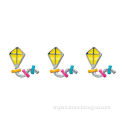 Fashionable Floating Charms, Made of Zinc Alloy and Enamel, Kite-shape, Nickel and Lead-free